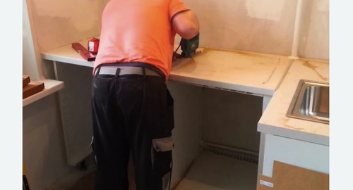 Сборка кухонного гарнитура. Ижевск